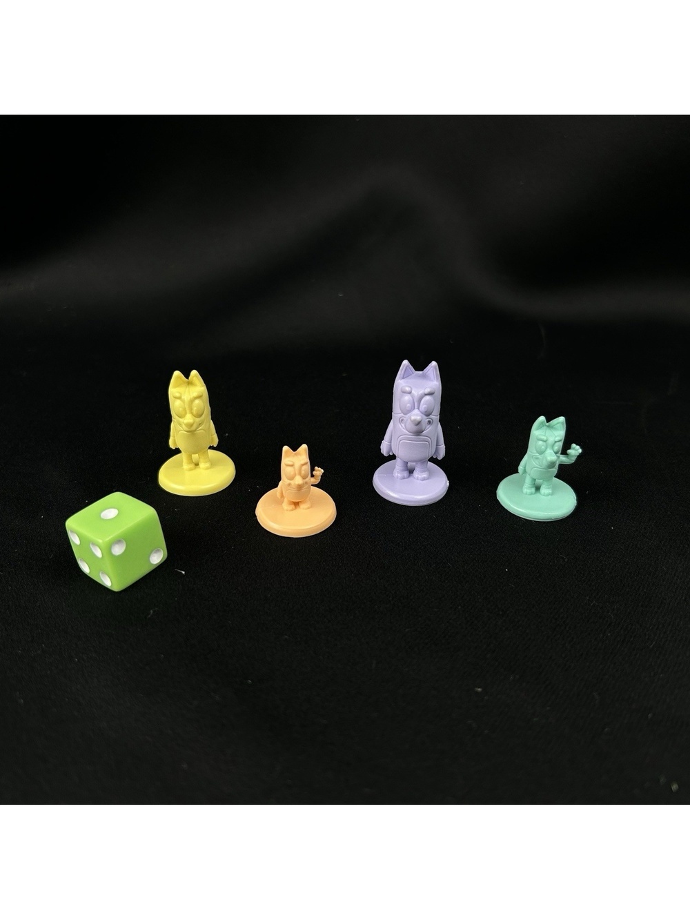Hasbro Monopoly Junior Bluey Edition Board Game Replacement Pieces Players Die